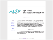 Tablet Screenshot of alcf.in